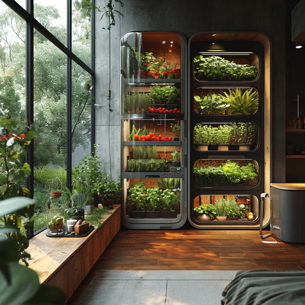 Indoor hydroponic garden DIY 3