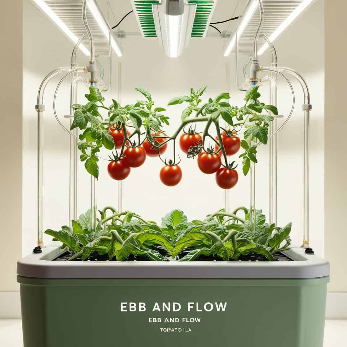 ebb and flow hydroponic tomatoes