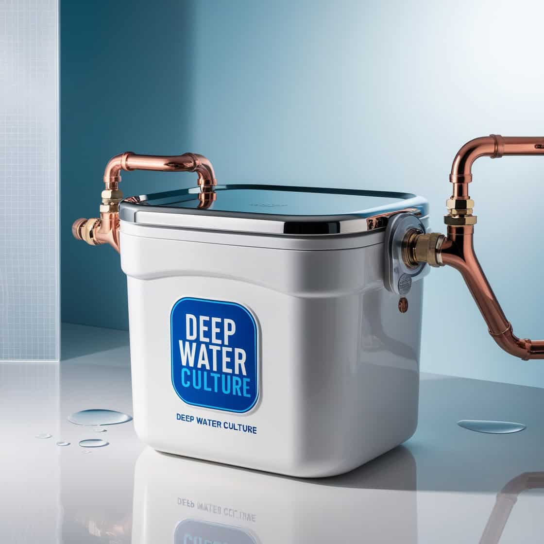 Storage container for deep water culture