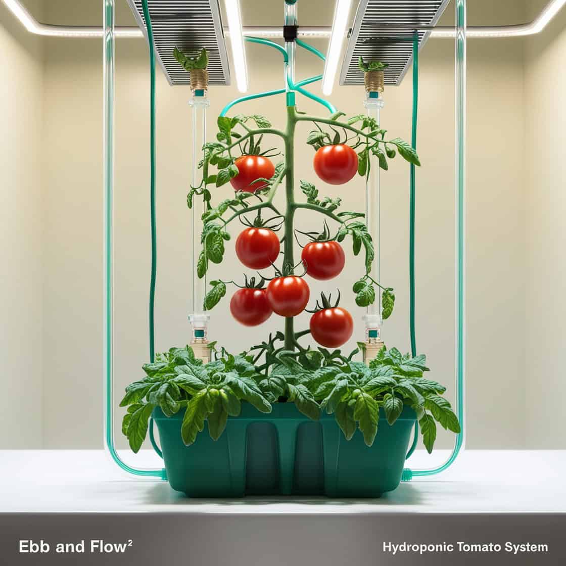 ebb and flow hydroponic tomatoes