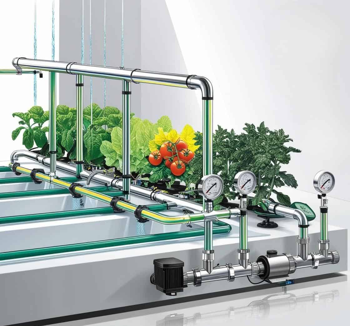 top feed drip system hydroponics