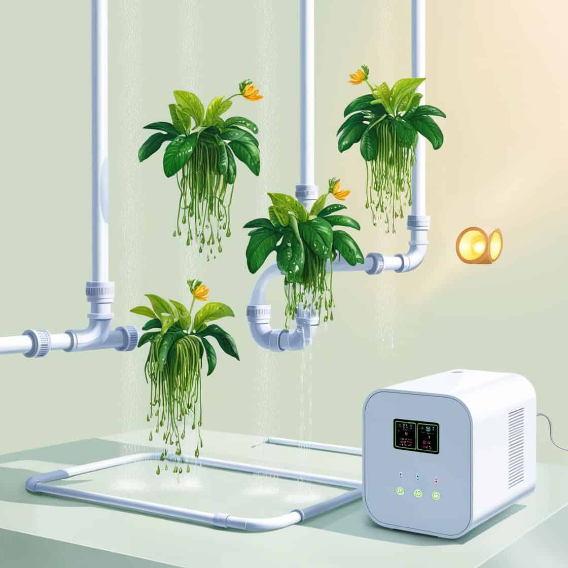 how does drip system hydroponics work