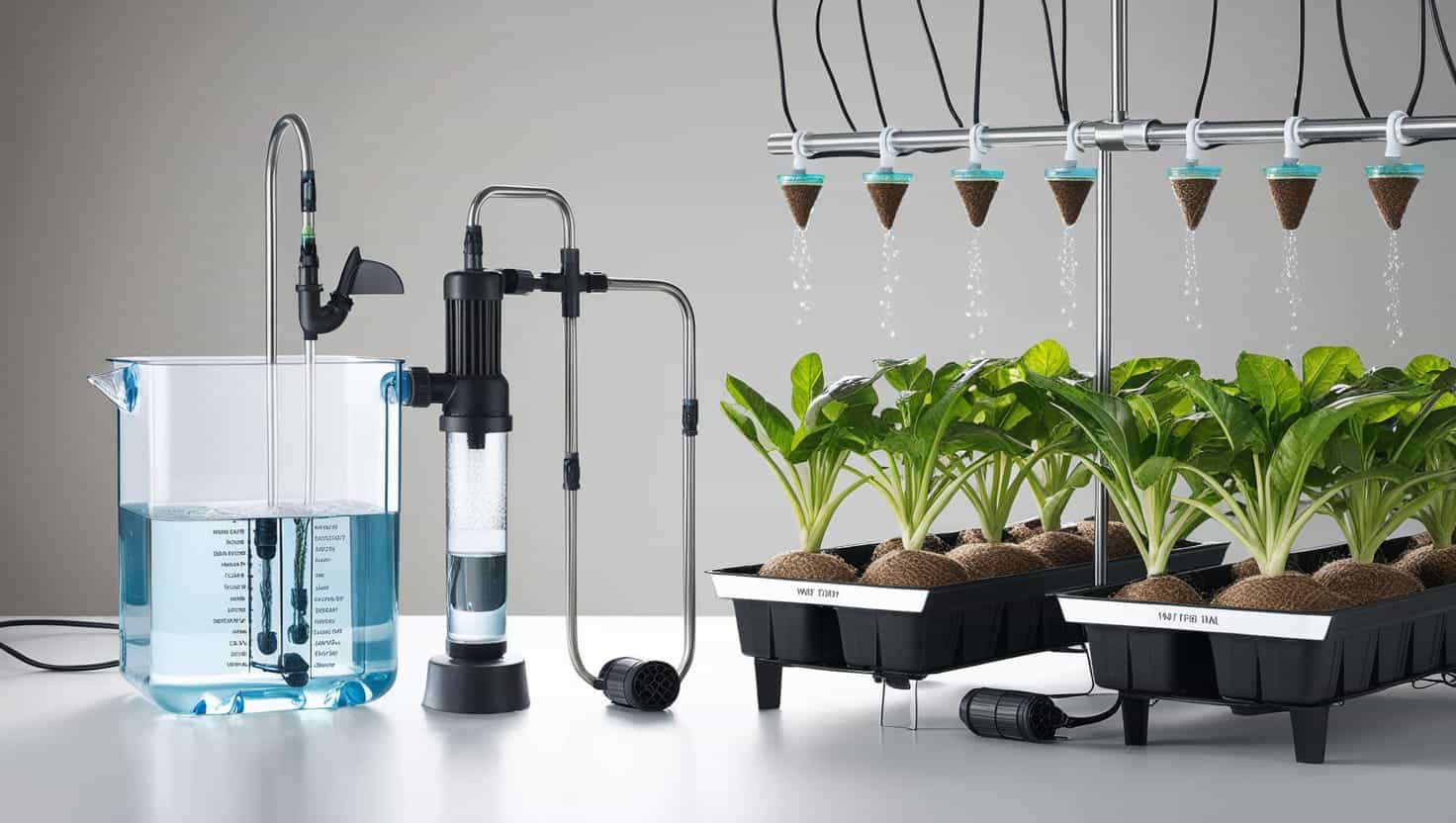 Drip System Hydroponics Diagram