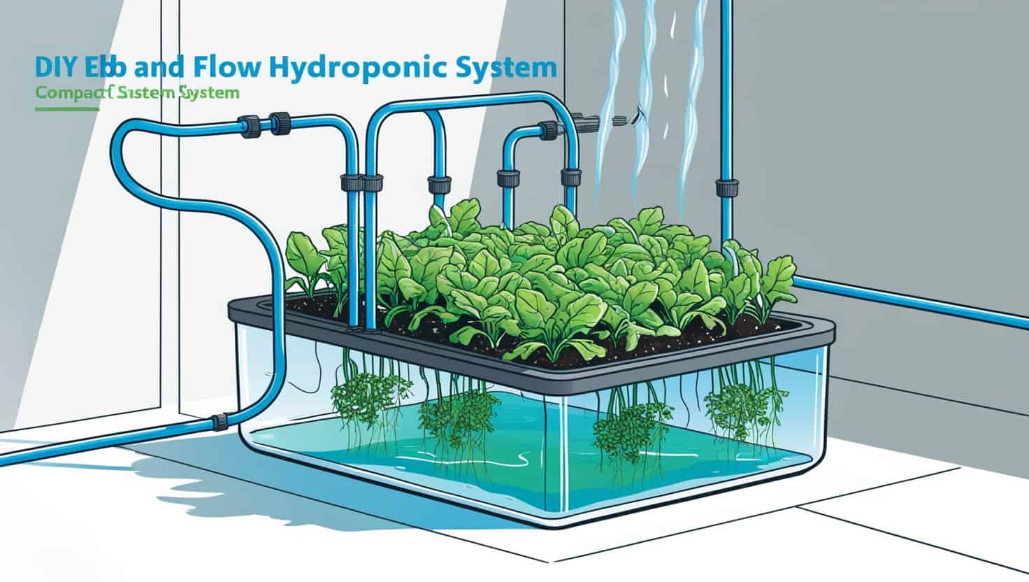 ebb and flow hydroponic system diy