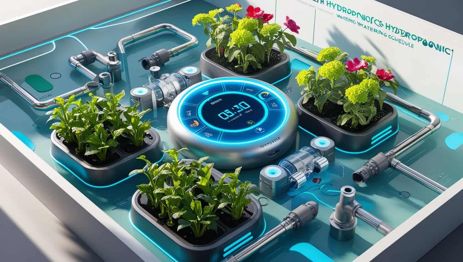 ebb and flow hydroponics watering schedule