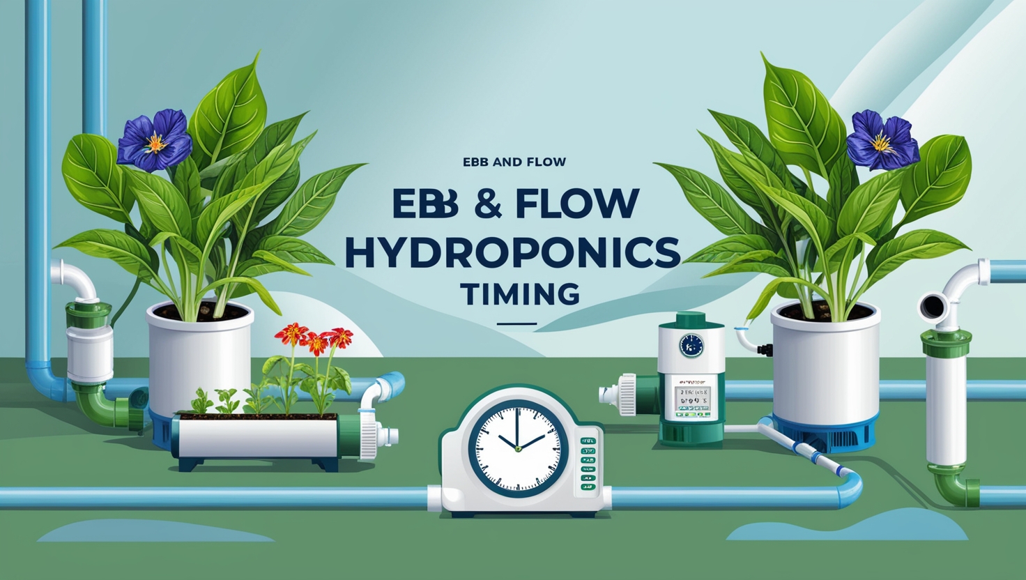 ebb and flow hydroponics timing